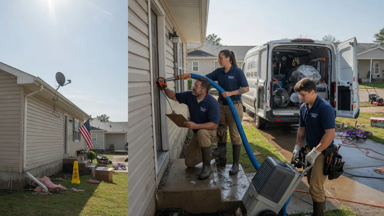 Ceiling Water Damage Restoration in Ojibwa, WI near me